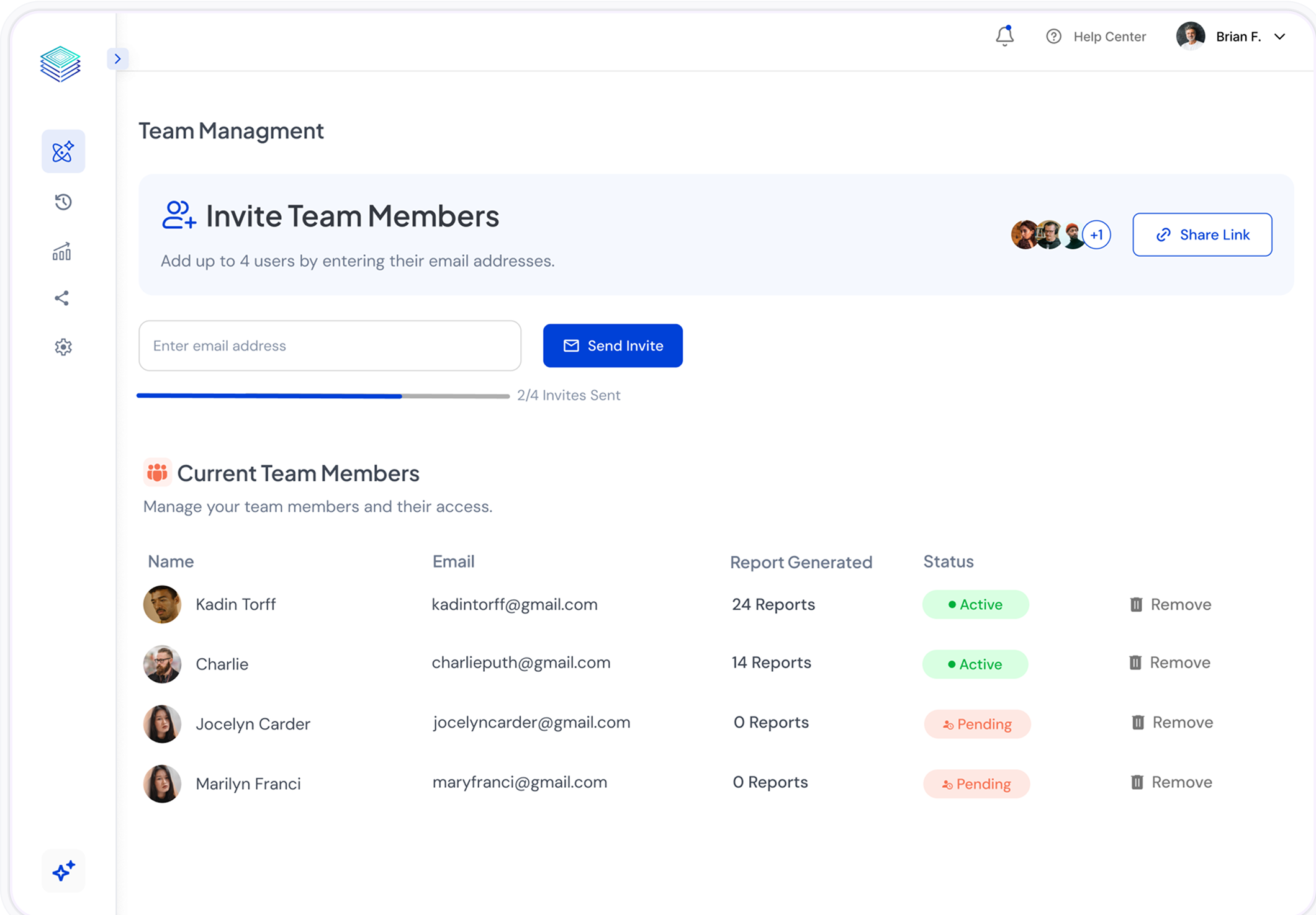 ChangeTools Team Management
